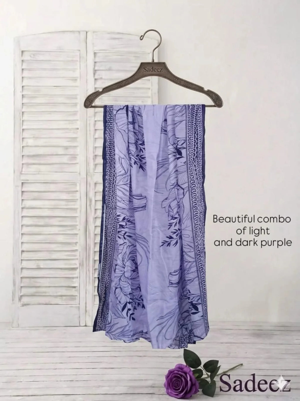 Lavendor Printed Lawn Suit – Premium Quality | Free Delivery Across Pakistan