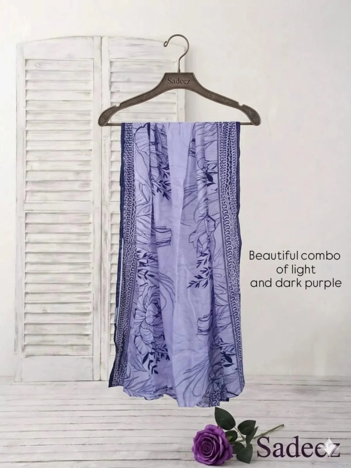 Lavendor Printed Lawn Suit – Premium Quality | Free Delivery Across Pakistan