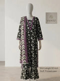 Black Printed Lawn Suit – Premium Quality | Free Delivery Across Pakistan