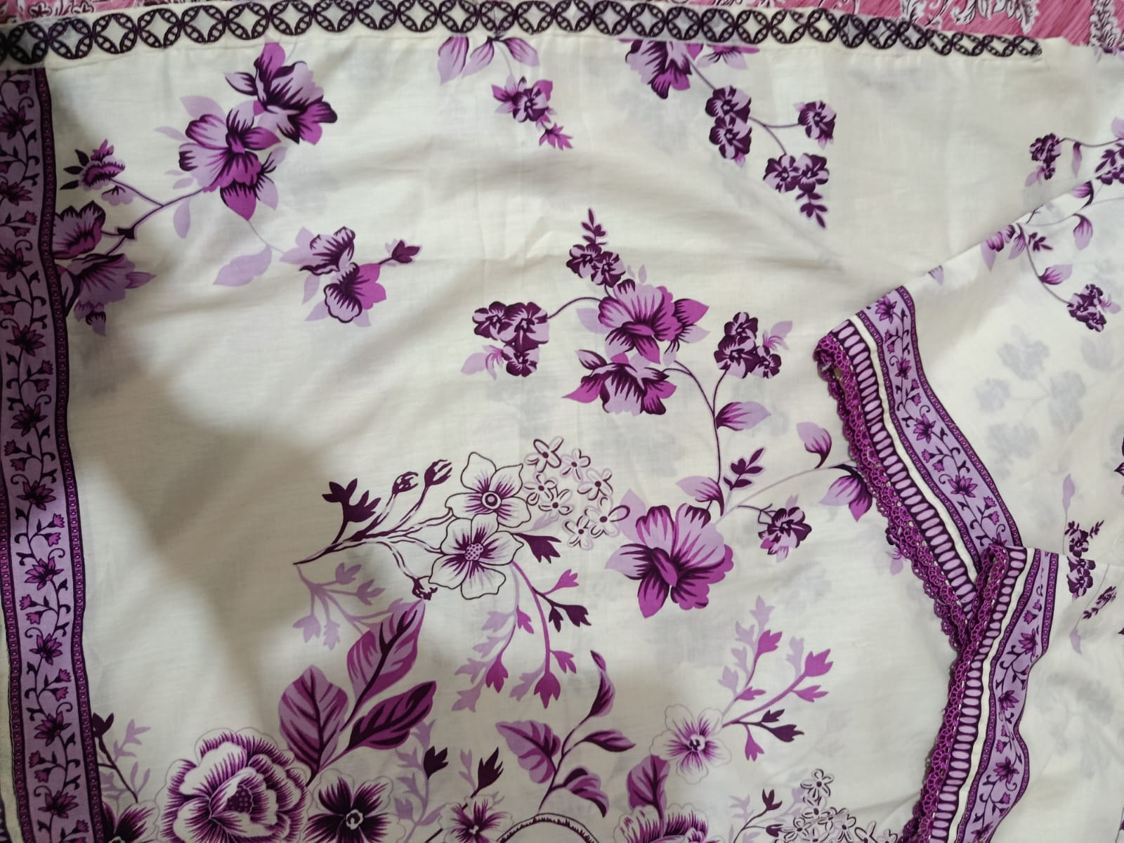 Cream Printed Lawn Suit – Premium Quality | Free Delivery Across Pakistan