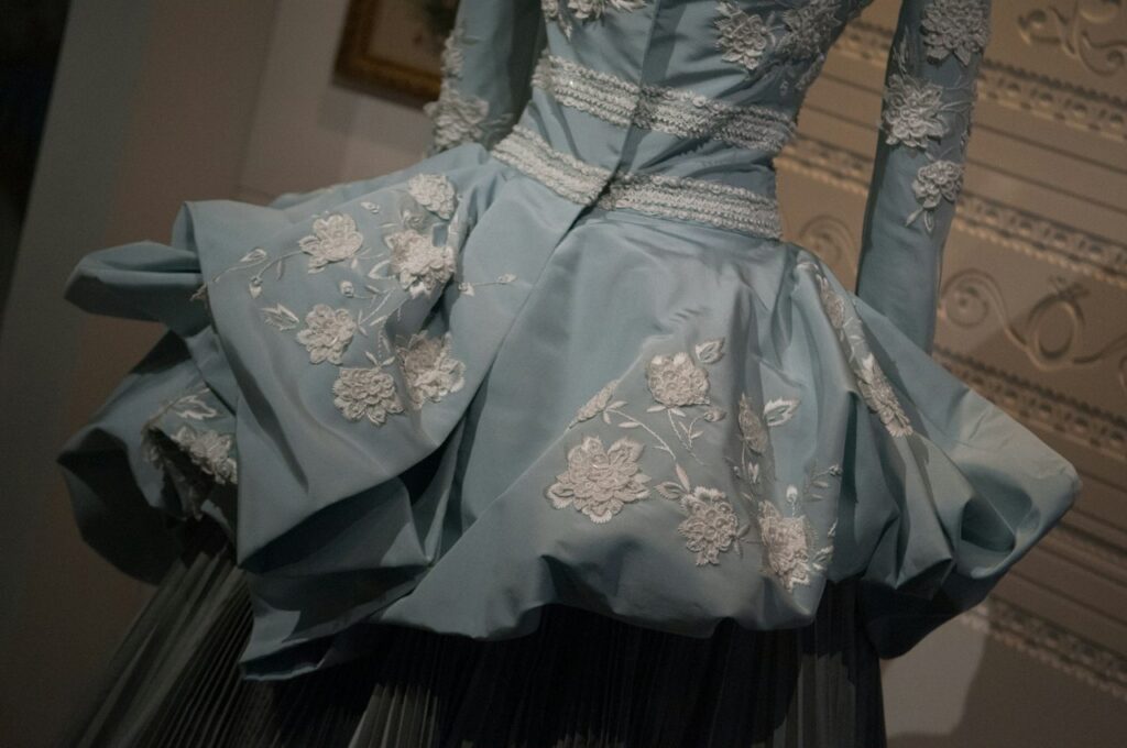 Midnight Blue Chiffon Festive Dress