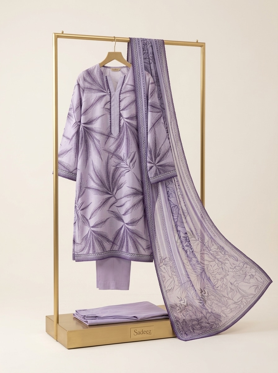 Levendor Printed Lawn Suit - Premium Quality - Image 2