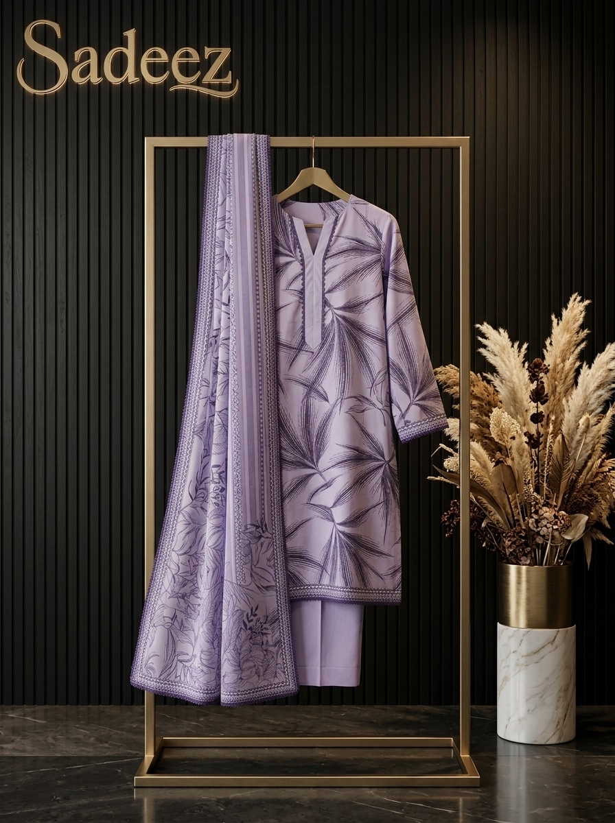 Levendor Printed Lawn Suit - Premium Quality - Image 4